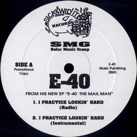 E-40 : I Practice Lookin' Hard (12", Single, Promo)