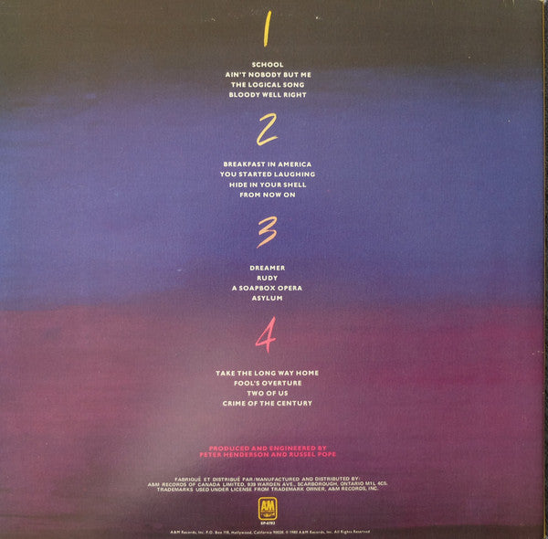 Supertramp : Paris (2xLP, Album, Gat)