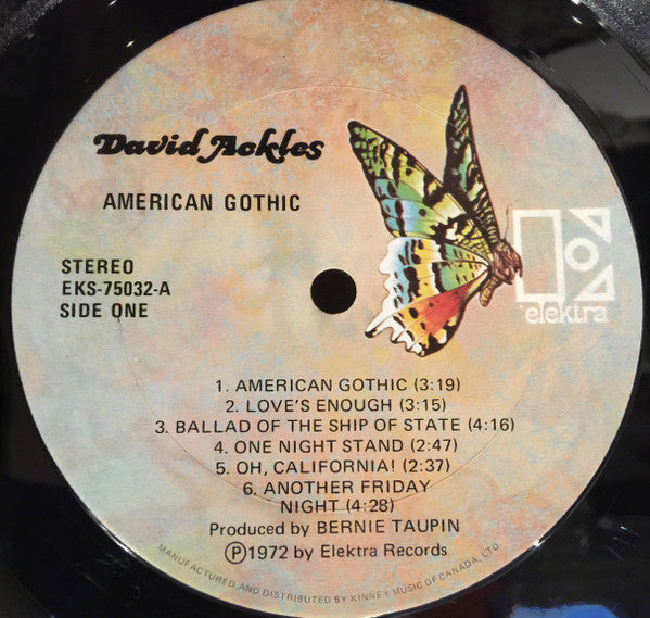 David Ackles : American Gothic (LP, Album)