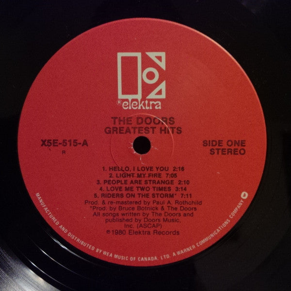 The Doors : Greatest Hits (LP, Comp)
