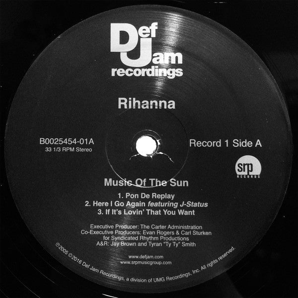 Rihanna : Music Of The Sun (2xLP, Album, RE)
