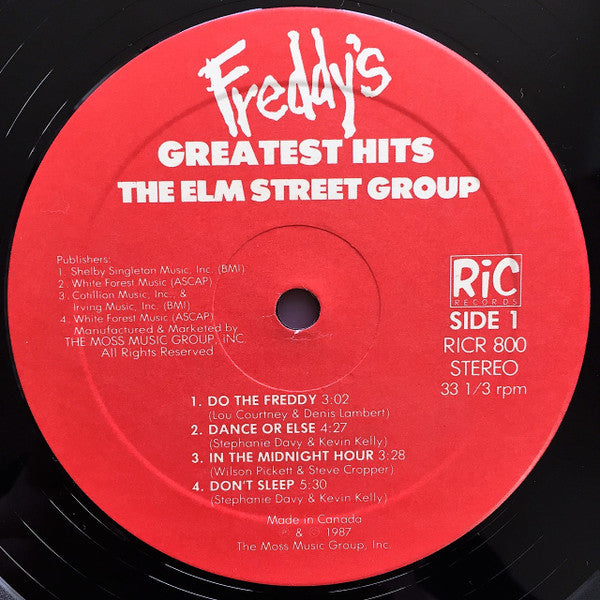 The Elm Street Group : Freddy's Greatest Hits (LP, Album)