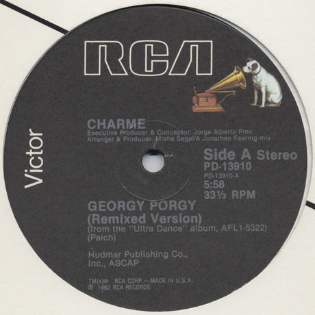 Charme (2) : Georgy Porgy (12")