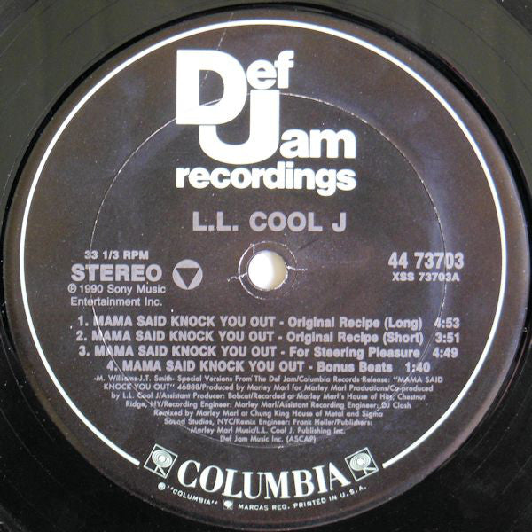 LL Cool J : Mama Said Knock You Out (12", Single)