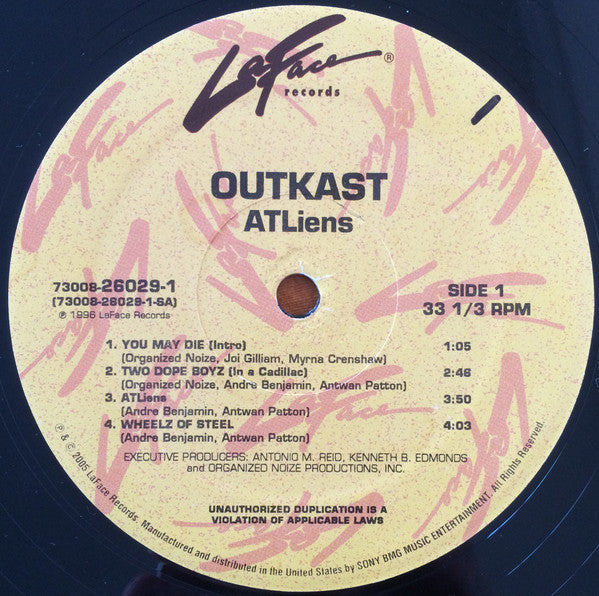 OutKast : ATLiens (2xLP, Album, RE)