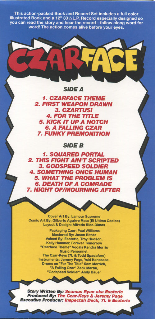 Czarface : First Weapon Drawn (A Narrated Adventure)  (LP, Album, Ltd)