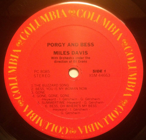 Miles Davis : Porgy And Bess (LP, Album, RE)