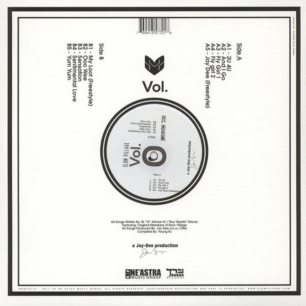 Slum Village : Slum Village Vol. 0 (LP, Album)