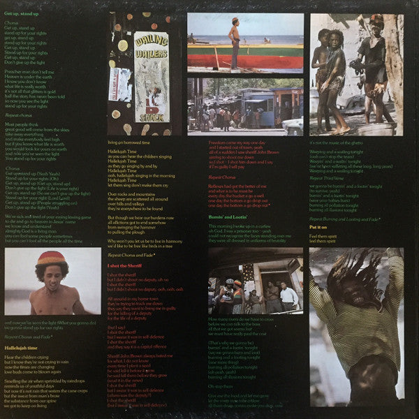 The Wailers : Burnin' (LP, Album, Gat)