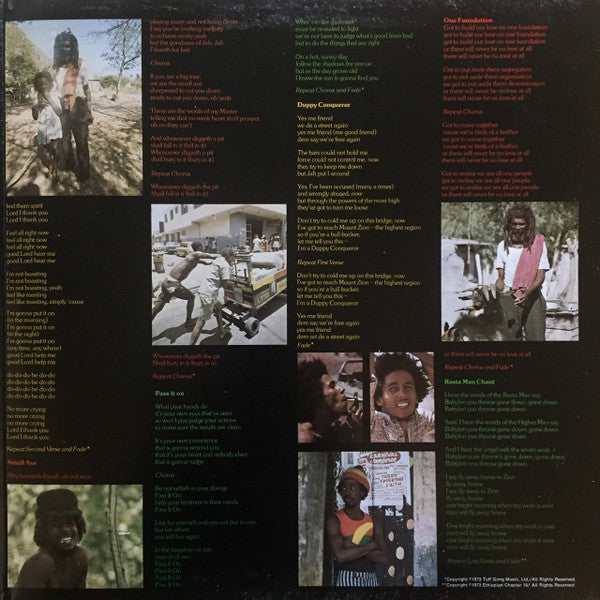 The Wailers : Burnin' (LP, Album, Gat)