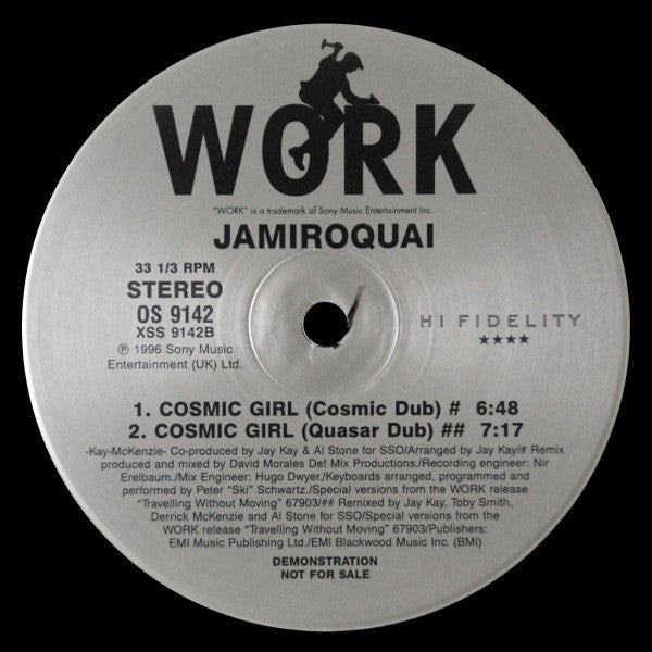 Jamiroquai : Cosmic Girl (2x12", Promo)