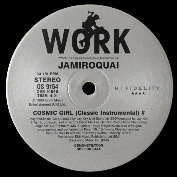 Jamiroquai : Cosmic Girl (2x12", Promo)