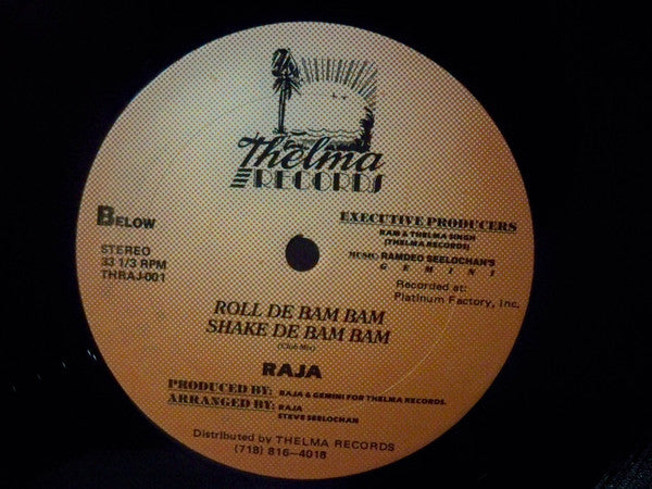 Raja : Roll De Bam Bam (12", Single)