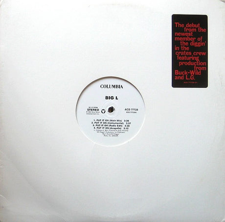Big L : Put It On (12", Promo)