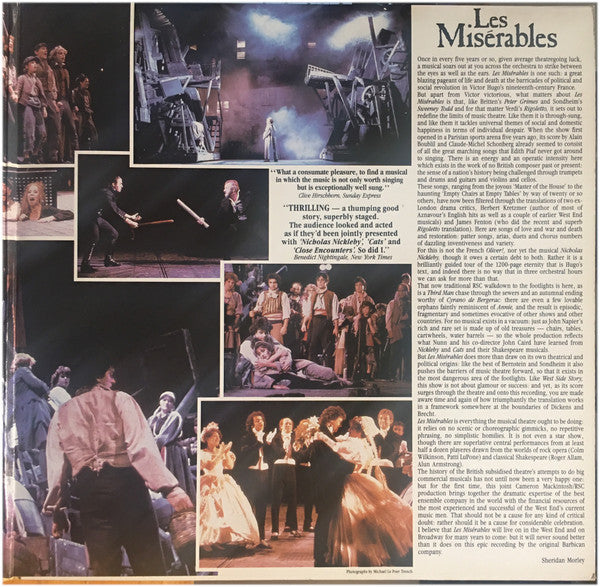 Alain Boublil And Claude-Michel Schönberg : Les Misérables (2xLP, Album)