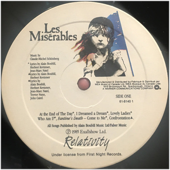 Alain Boublil And Claude-Michel Schönberg : Les Misérables (2xLP, Album)