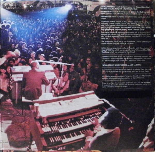 Aretha Franklin : Live At Fillmore West (LP, Album, Gat)