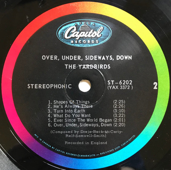 The Yardbirds : Over, Under, Sideways, Down (LP, Album)