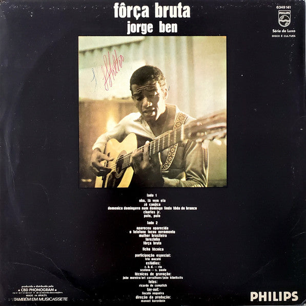 Jorge Ben : Fôrça Bruta (LP, Album, RE)