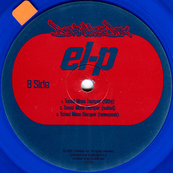 El-P : Deep Space 9mm (12", Blu)
