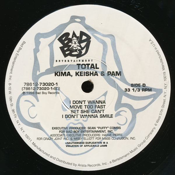 Total : Kima, Keisha & Pam (2xLP, Album)