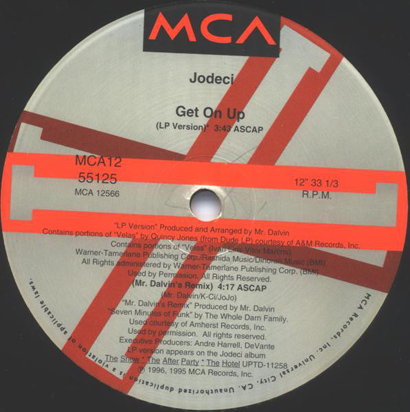 Jodeci : Get On Up (12")