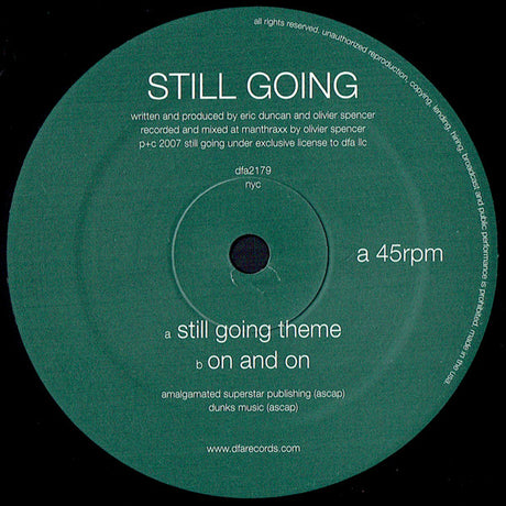Still Going : Still Going Theme (12")