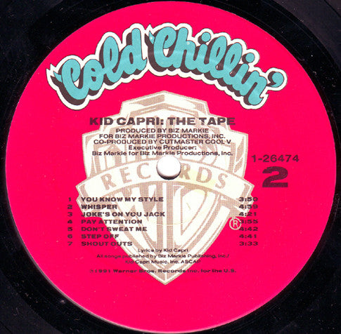 Kid Capri : The Tape (LP, Album)