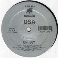 DSA* : Unholy / Uncontrollable (12")