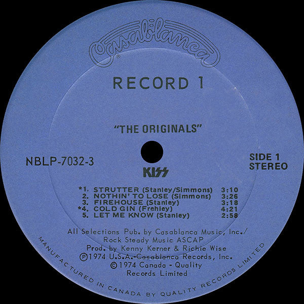 Kiss : The Originals (3xLP, Comp, Ltd, Gat)