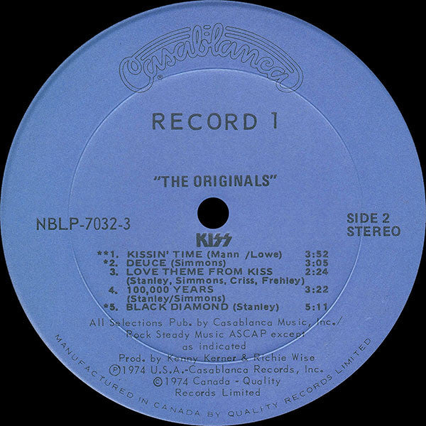 Kiss : The Originals (3xLP, Comp, Ltd, Gat)