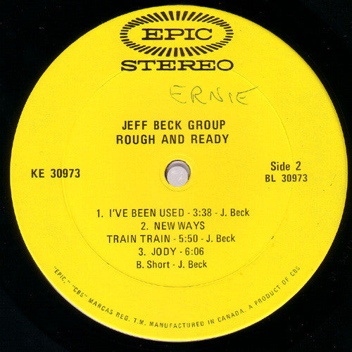 Jeff Beck Group : Rough And Ready (LP, Album)