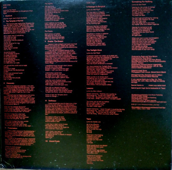 Rush : 2112 (LP, Album, RE, Gat)