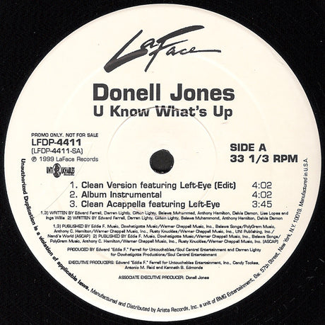 Donell Jones : U Know What's Up (12", Single, Promo)