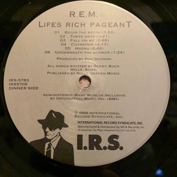 R.E.M. : Lifes Rich Pageant (LP, Album, Lud)