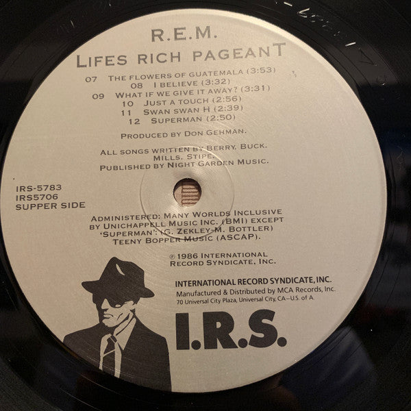 R.E.M. : Lifes Rich Pageant (LP, Album, Lud)