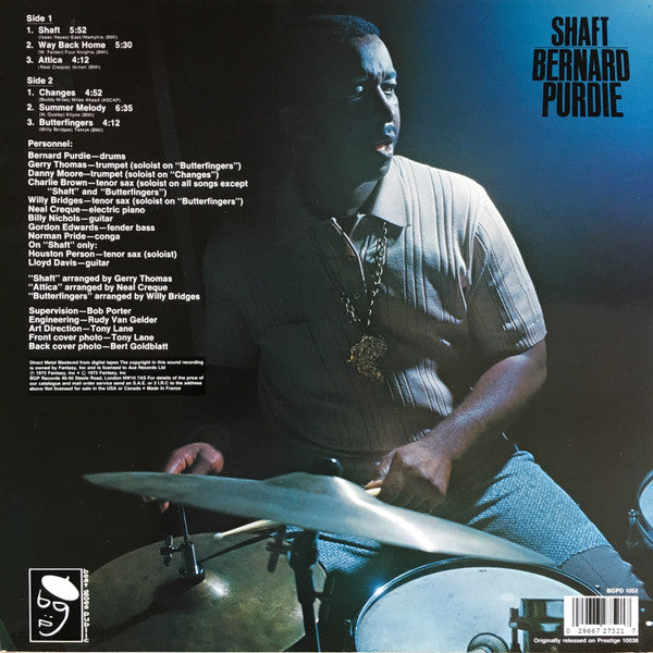 Bernard Purdie : Shaft (LP, Album, RE, Gra)
