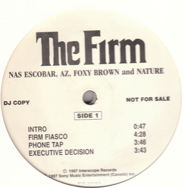 The Firm (6) : The Album (2xLP, Album, Promo)