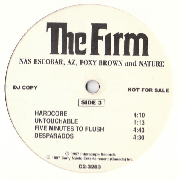 The Firm (6) : The Album (2xLP, Album, Promo)