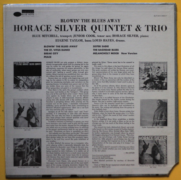The Horace Silver Quintet & The Horace Silver Trio : Blowin' The Blues Away (LP, RE)