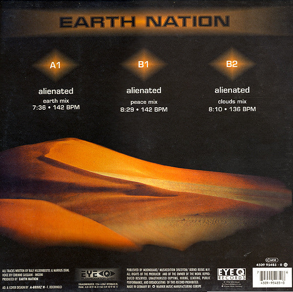 Earth Nation : Alienated (12")