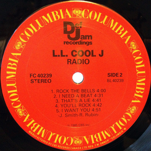 LL Cool J : Radio (LP, Album)