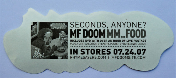 MF Doom : MM..Food (2xLP, Album, RE + DVD)
