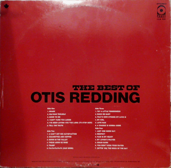 Otis Redding : The Best Of Otis Redding (2xLP, Comp, RE, Gat)