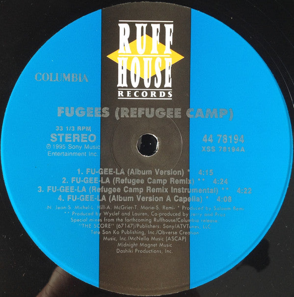Fugees : Fu-Gee-La (12")