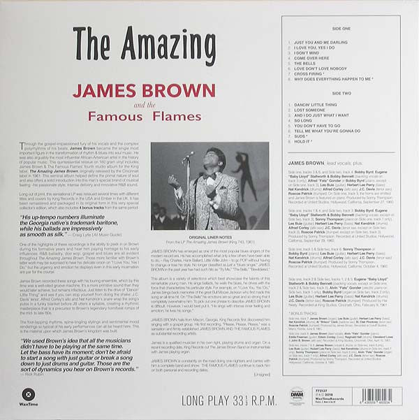 James Brown & The Famous Flames : The Amazing James Brown (LP, Ltd, 180)