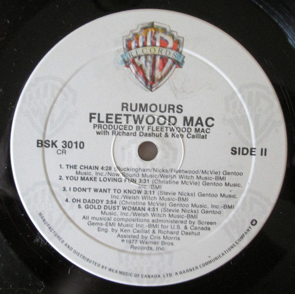 Fleetwood Mac : Rumours (LP, Album, RE)