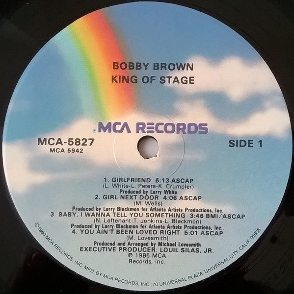 Bobby Brown : King Of Stage (LP, Album)