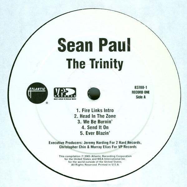 Sean Paul : The Trinity (2xLP, Album)