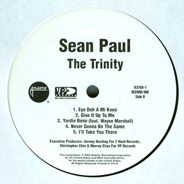Sean Paul : The Trinity (2xLP, Album)